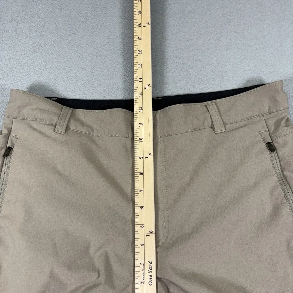 Columbia Wildsee Pants Mens 36x32 Tan Stretch Hiking Outdoor Trail